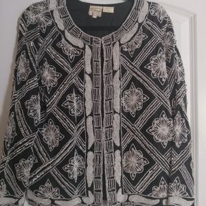 vintage heavy beaded Blazer